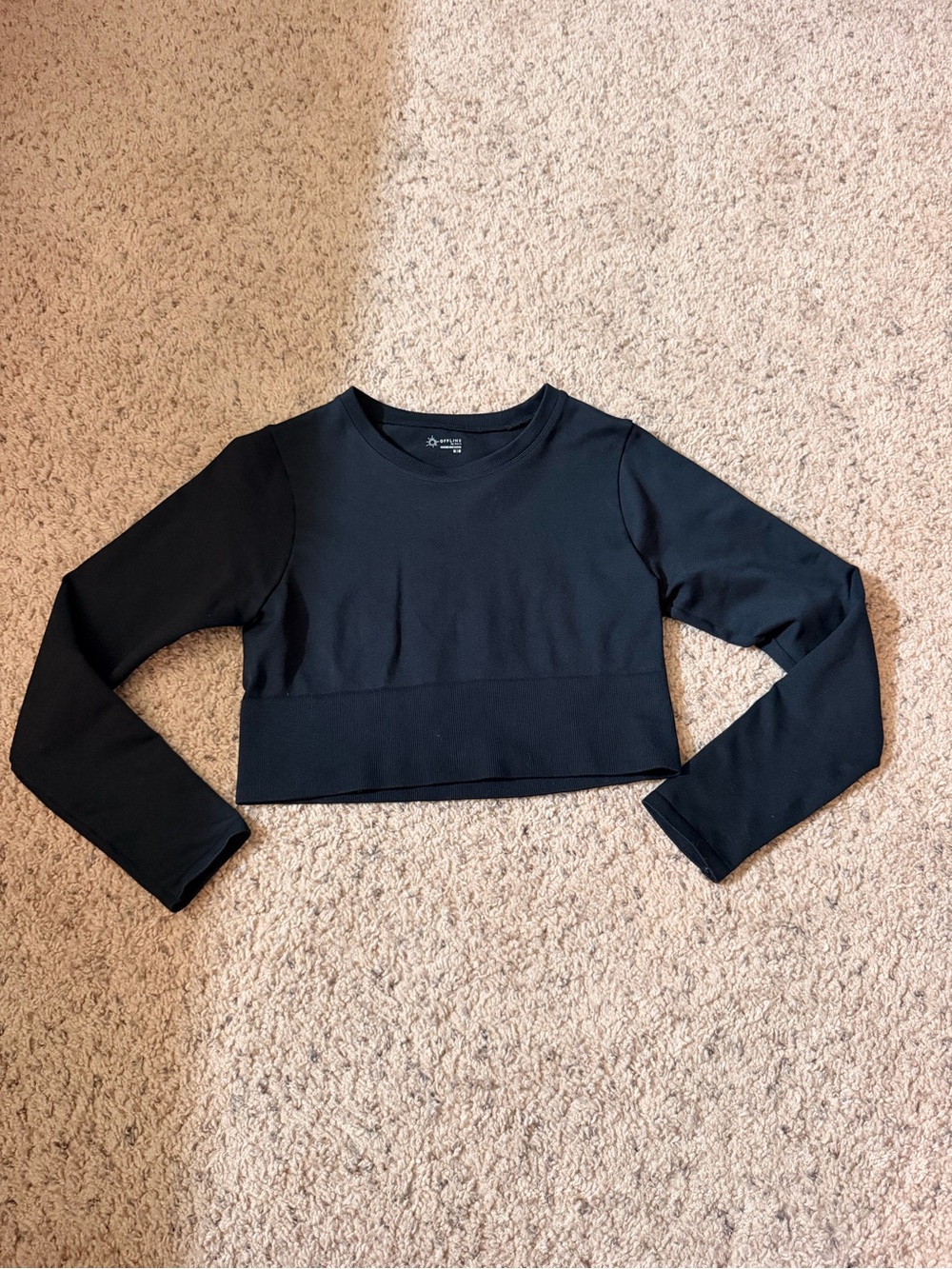 aerie OFFLINE Black compression top